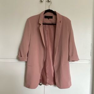 pink blazer